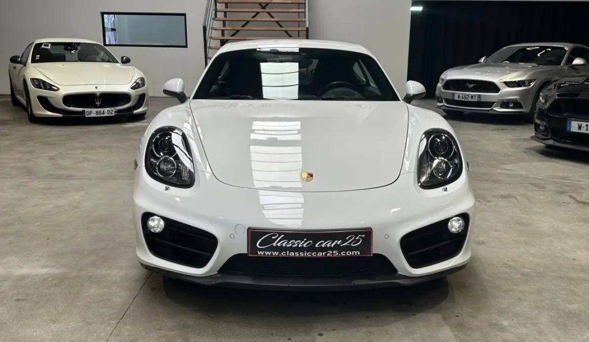 Porsche Cayman Type 981  2.7 275 ch BVM blanc