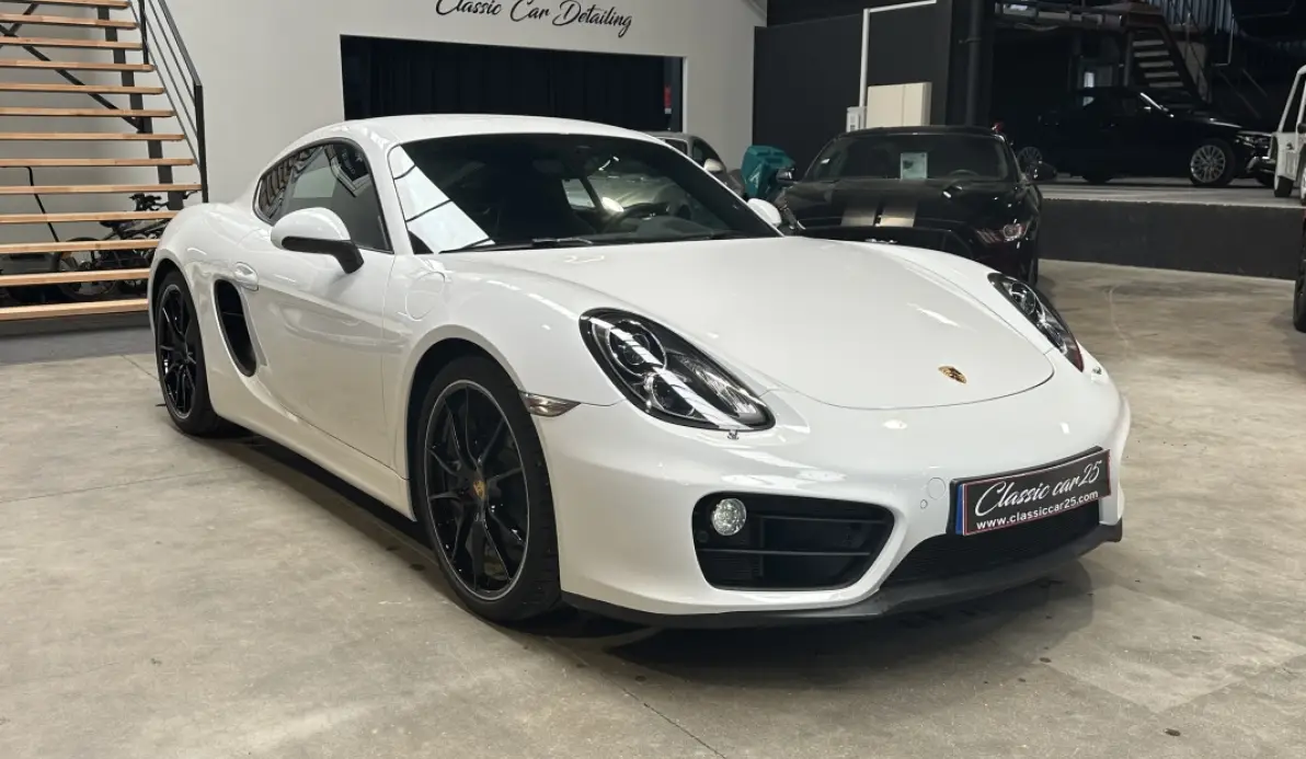 Porsche Cayman Type 981  2.7 275 ch BVM blanc