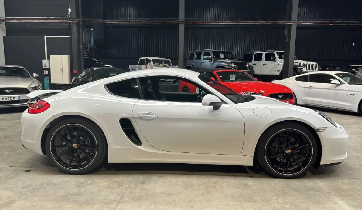 Porsche Cayman Type 981  2.7 275 ch BVM blanc