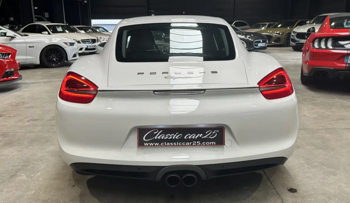 Porsche Cayman Type 981  2.7 275 ch BVM blanc