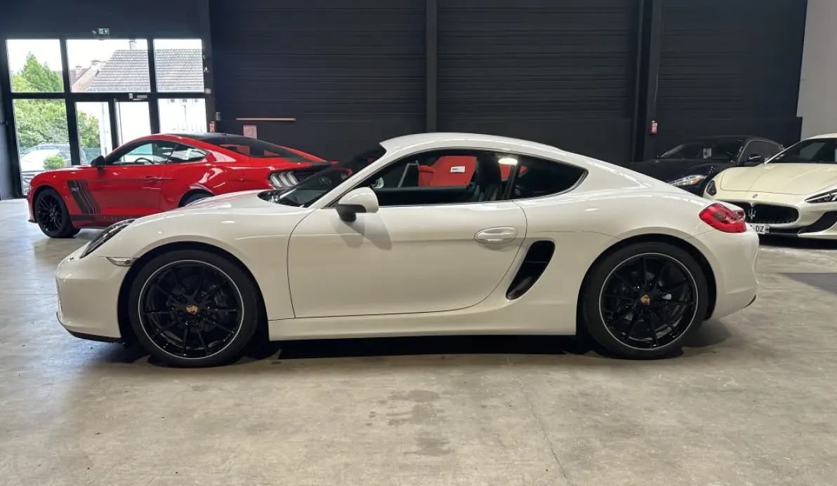 Porsche Cayman Type 981  2.7 275 ch BVM blanc